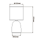Настольная лампа Uniel UML-B305 E14 White UL-00012419