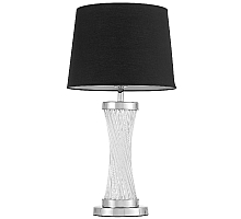 Настольная лампа Lumina Deco Villanova LDT 302 CHR+BK