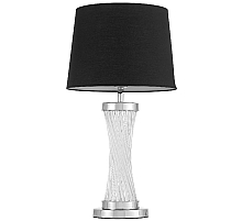 Настольная лампа Lumina Deco Villanova LDT 302 CHR+BK