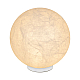 Настольная лампа Arlight SP-SILKA-TAB-R350-11W Warm2700 (WH, 330 deg, TOUCH-DIM) (IP20, Натуральный шелк) 056889