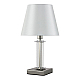 Настольная лампа Crystal Lux Nicolas LG1 Nickel/White