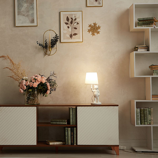 Настольная лампа Uniel UML-B465 E14 White UL-00011382
