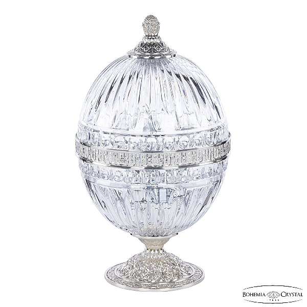Настольная лампа Bohemia Ivele Crystal 5680L/18 Ni Clear/M-1G