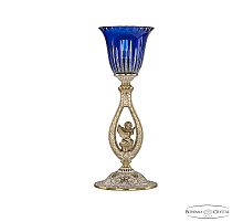 Настольная лампа Bohemia Ivele Crystal Florence 71400L/15 GW P2 Clear-Blue/H-1K FA1S