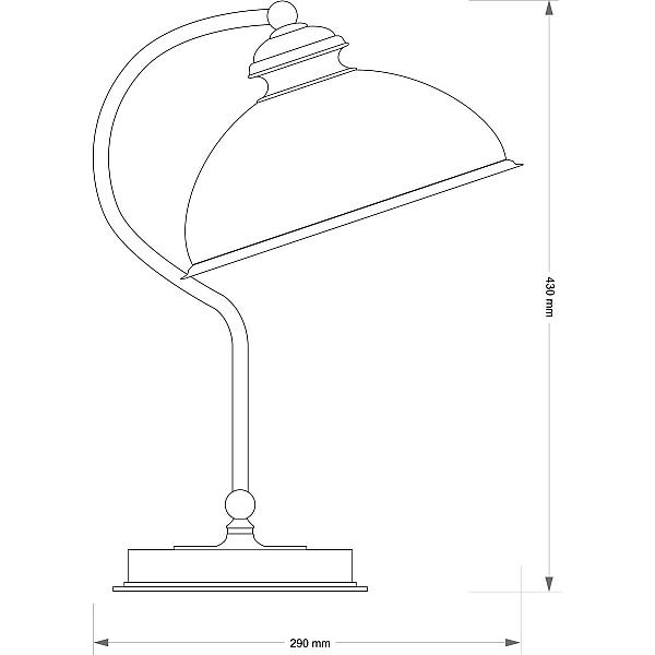Настольная лампа Kutek Lido LID-LG-1 (P)