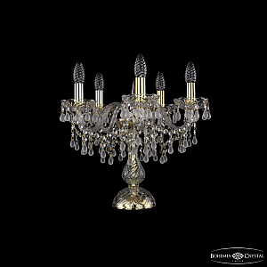 Настольная лампа Bohemia Ivele Crystal 1410L/5/141-39 G V0300