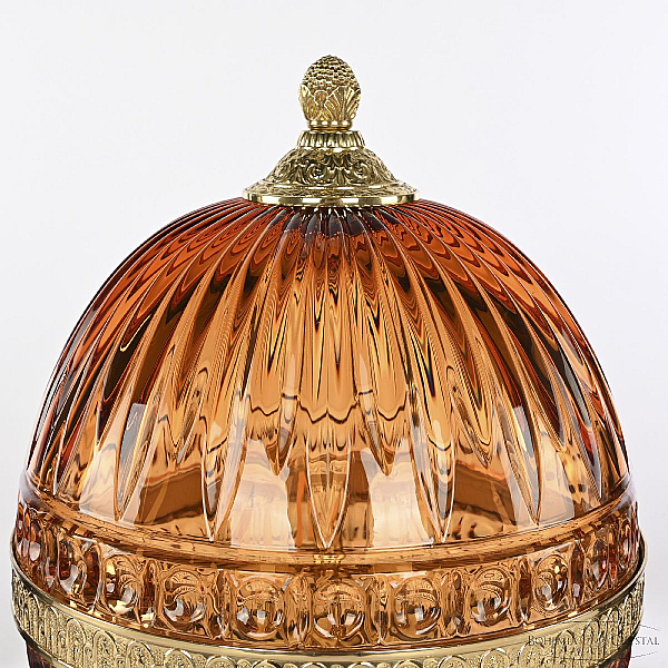Настольная лампа Bohemia Ivele Crystal 5680L/22 G Amber/M-1G