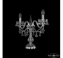 Настольная лампа Bohemia Ivele Crystal 1409L/2/141-39 Ni