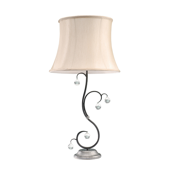 Настольная лампа Elstead Lighting Lunetta LUN/TL BLK/SIL