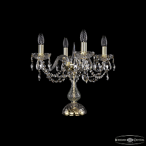 Настольная лампа Bohemia Ivele Crystal 1402L/4/141-39 G