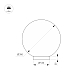 Настольная лампа Arlight SP-SILKA-TAB-R350-11W Warm2700 (WH, 330 deg, TOUCH-DIM) (IP20, Натуральный шелк) 056889
