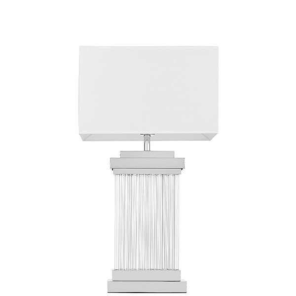 Настольная лампа Lumina Deco Davos LDT 310 CHR+WT