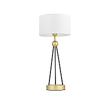 Настольная лампа Lumina Deco Belforte LDT 5527 GD+WT