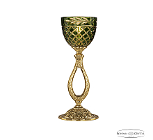 Настольная лампа Bohemia Ivele Crystal Florence 71300L/15 G P1 Amber-Green/H-1J