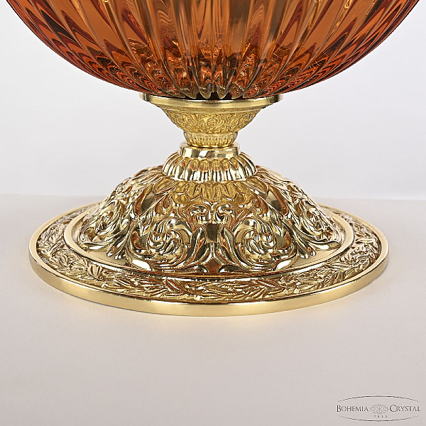 Настольная лампа Bohemia Ivele Crystal 5680L/22 G Amber/M-1G