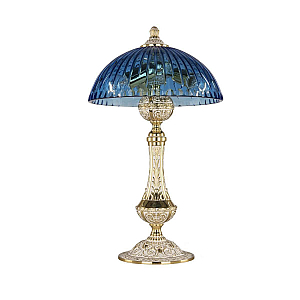 Настольная лампа Bohemia Ivele Crystal Florence 71100L/25 GW Aquamarine/H-1K