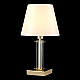 Настольная лампа Crystal Lux Nicolas LG1 Gold/White