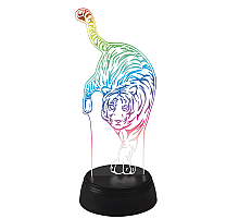 Настольная лампа Uniel ULI-M506 RGB/3AA TIGER/BLACK UL-00008401