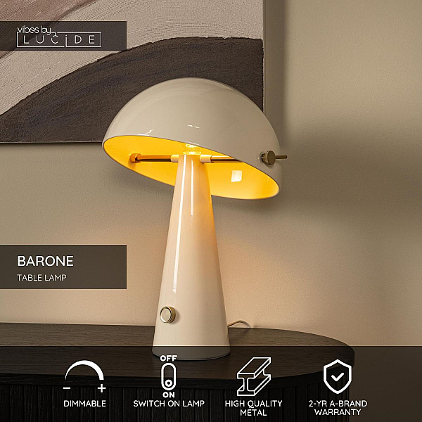 Настольная лампа Lucide Barone 65502/52/41