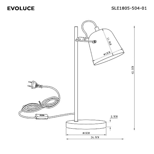 Настольная лампа Evoluce SLE1805-504-01