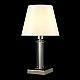 Настольная лампа Crystal Lux Nicolas LG1 Nickel/White
