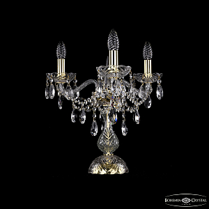 Настольная лампа Bohemia Ivele Crystal 1415L/3/141-39 G