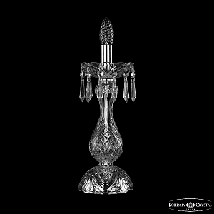 Настольная лампа Bohemia Ivele Crystal 1403L/1-35 Ni