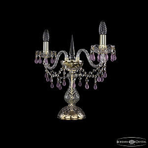 Настольная лампа Bohemia Ivele Crystal 1410L/2/141-39 G V7010