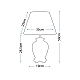 Настольная лампа Elstead Lighting Soling DL-SOLING-TL