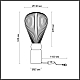 Настольная лампа Odeon Light Exclusive Elica 5402/1T