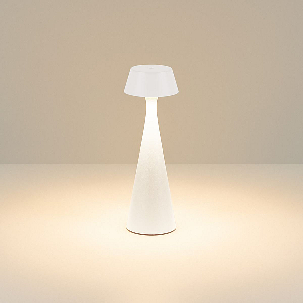 Настольная лампа с аккумулятором Arlight SP-TOMMY-TAB-2W Warm3000-MIX (WH, 154 deg) (IP54 Металл) 058565