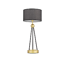Настольная лампа Lumina Deco Belforte LDT 5527 GD+BK