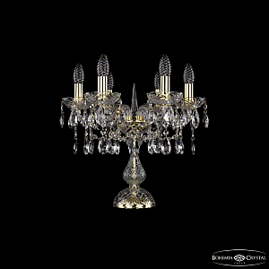 Настольная лампа Bohemia Ivele Crystal 1413L/6/141-39 G
