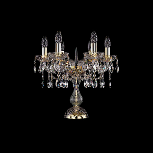 Настольная лампа Bohemia Ivele Crystal 1413L/6/141-39 G
