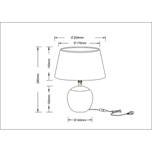 Настольная лампа Arte Lamp Scheat A5033LT-1WH