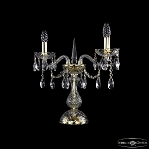 Настольная лампа Bohemia Ivele Crystal 1413L/2/141-39 G