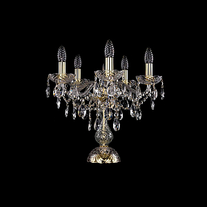 Настольная лампа Bohemia Ivele Crystal 1415L/5/141-39 G