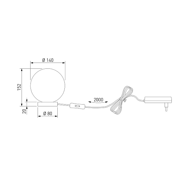 Настольная лампа с плафоном ручной работы Bogate's Crystall 1_102 a072034