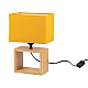 Настольная лампа Uniel UML-B401 E27 Orange/Wood UL-00010955