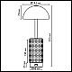 Настольная лампа беспроводная Odeon Light Lulu L-Vision 5452/5TLA