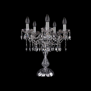 Настольная лампа Bohemia Ivele Crystal 1413L/5/141-47 Ni