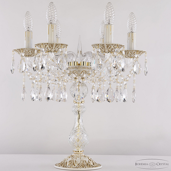 Настольная лампа Bohemia Ivele Crystal AL16313L8/6/141-44 WMG