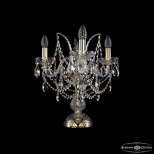 Настольная лампа Bohemia Ivele Crystal 1411L/3/141-39 G