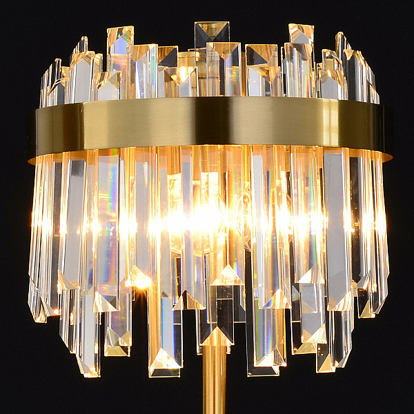 Настольная лампа ILLUMICO IL5189-3TLS-29 BRASS MIRAGE