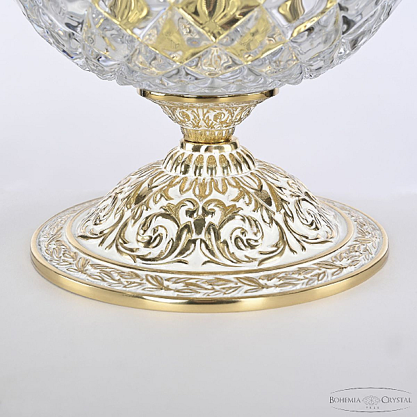 Настольная лампа Bohemia Ivele Crystal 5680L/20 GW Clear/M-1F