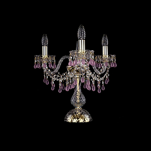 Настольная лампа Bohemia Ivele Crystal 1410L/3/141-39 G V7010
