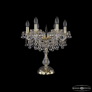 Настольная лампа Bohemia Ivele Crystal 1409L/6/141-47 G