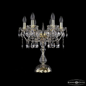 Настольная лампа Bohemia Ivele Crystal 1413L/6/141-47 G