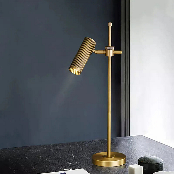Настольная лампа Delight Collection Table lamp MT8906-1T antique brass