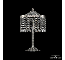 Настольная лампа Bohemia Ivele Crystal 19201L6/25IV Ni Leafs